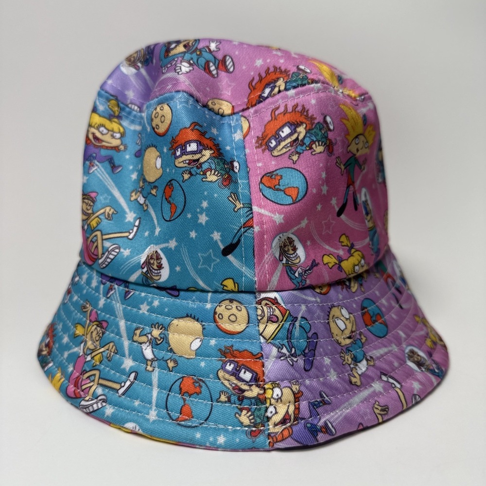 New Nickelodeon Blue Pink Bucket Hat One Size